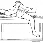 Stretching the psoas muscle